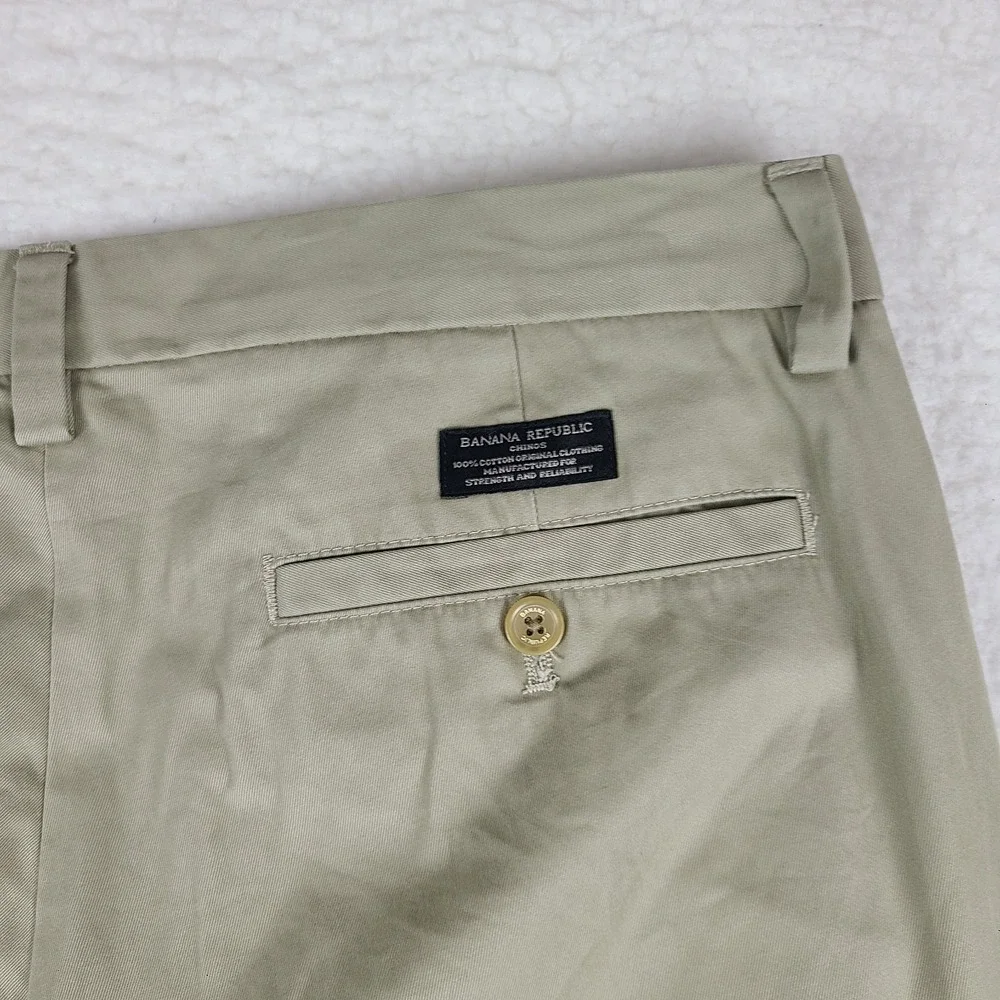 Banana Republic Pants Mens 35x34 Beige Emerson Chino Straight Leg Cotton